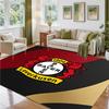 Bayer Leverkusen Football Design Crystal Velvet Rug Soft Decorative Mat for Bedroom Entrance
