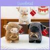 Jsqtoys Sheep Cute Plush Doll With Bow Decoration And Pp Cotton For Gift Kids