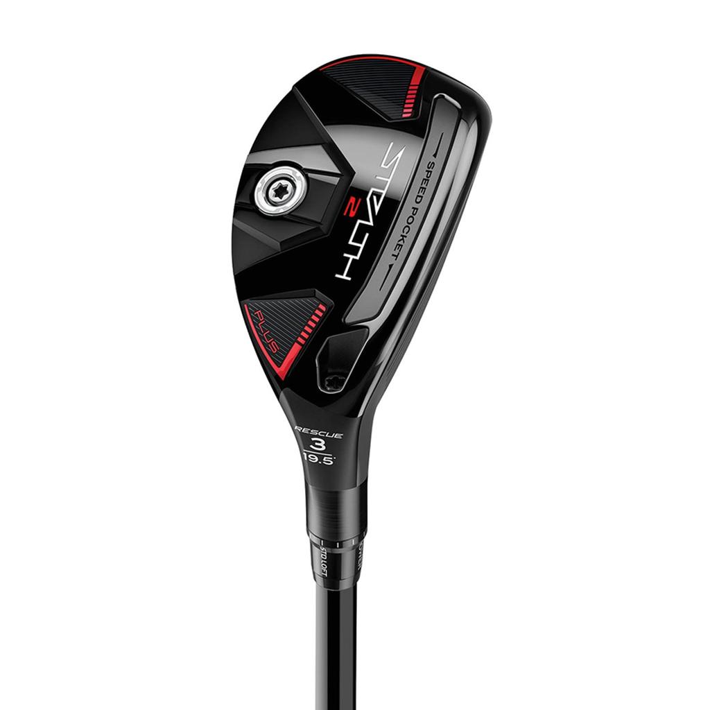 TaylorMade STEALTH2 PLUS Stealth 2 PLUS Rescue Utility Mitsubishi Red HY Carbon Shaft Модель 2023 года Прямой импорт из США Мужская левосторонняя Kai'li #3/S
