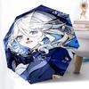 Автоматический зонт Genshin Impact Furina1, 8 спиц, железный каркас, пластиковая ручка, подходит для путешествий на открытом воздухе и на каждый день, идеальный подарок