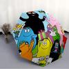 Barbapapa Fashionable Automatic Opening/Closing Folding Umbrella. Portable and Foldable, Ideal for Gift, Travel, and Daily Use.