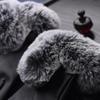 Зимние женские кожаные перчатки для холода и тепла, модные мягкие перчатки Burr Plus Velvet Thick для сенсорных экранов