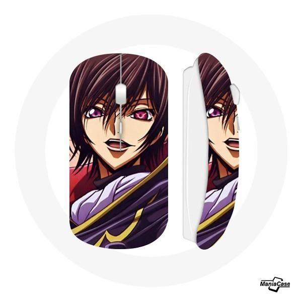 Souris Sans Fil - Lelouch - Code Geass - USB Wifi - Compatible Mac et PC - Blanc