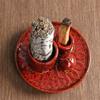 Simple Design Candle Holder Multifunctional Ceramic Incense Tray Incense Stick Holder  Room Decor