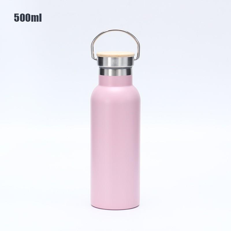 Stainless Steel Vacuum Insulated Travel Mug Kids Adults Leakproof Portable Water Bottle 500ml 750ml
