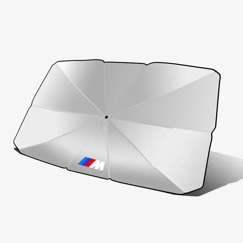 OTOJA1 For BMW Windshield SunShade Umbrella Hemmed Edges Cover Protector Parasol For BMW M M3 M5 E46 E90 F20 E39 E91 E87 E60 E93 F10 X3
