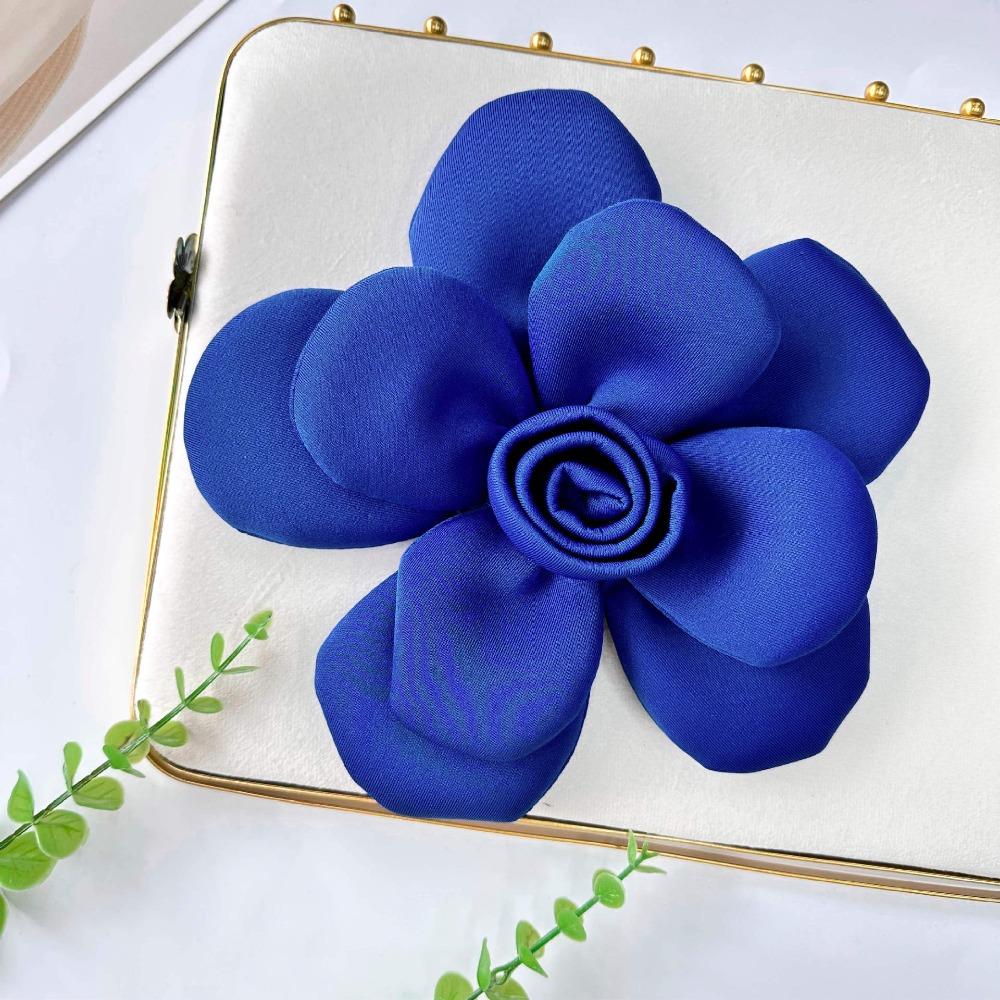 Exquisite Large Flower Corsage Soft Formal Dress Badge 22cm Camellia Brooch  Clothing Accessory