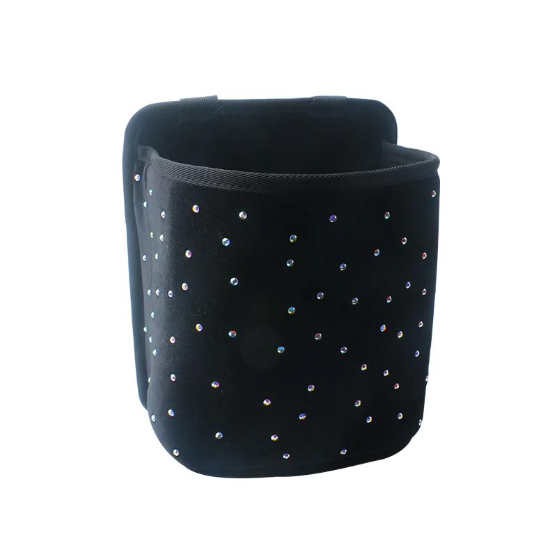 Diamond Crystal Car Seat Organizer Auto Storage Bag Pocket Cover Stowing Tidying Sundries Bling Car Accessories Interior Women