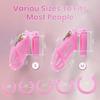 Silicone Chastity Cage Lightweight soft Chastity Belt Male Chastity Devices 5 Cock Rings Bondage Restraint Breathable Penis Cage