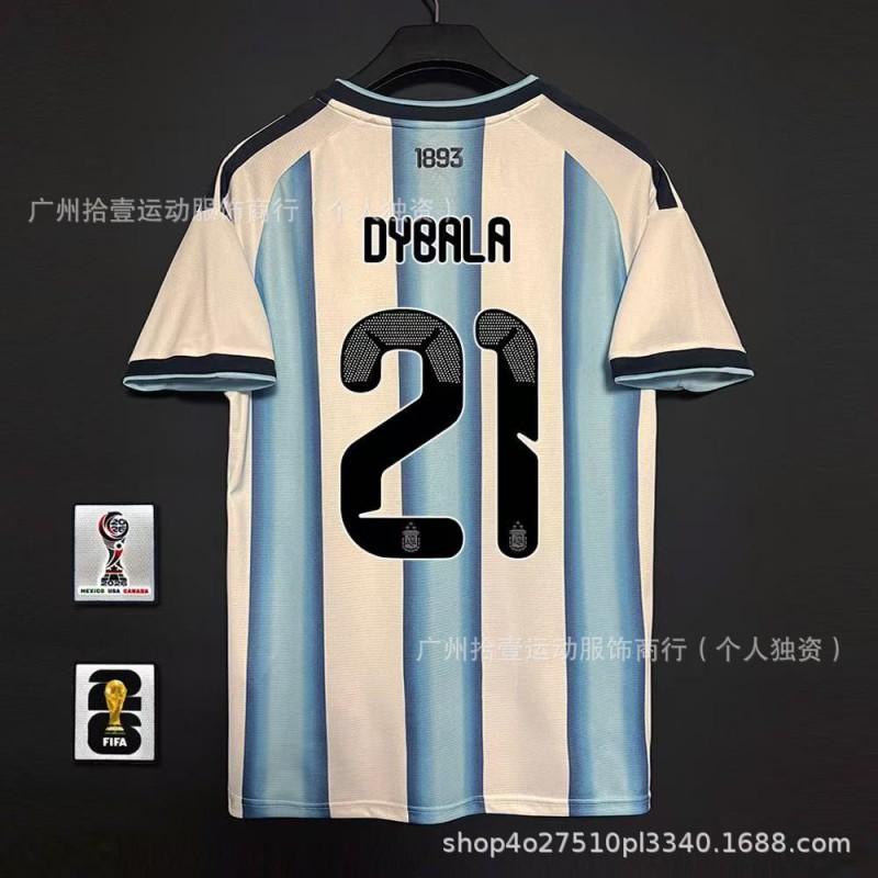 2026 Argentina Home Away Soccer Jersey Men Women Short Sleeve Football Shirt Messi 10 Alvarez 9