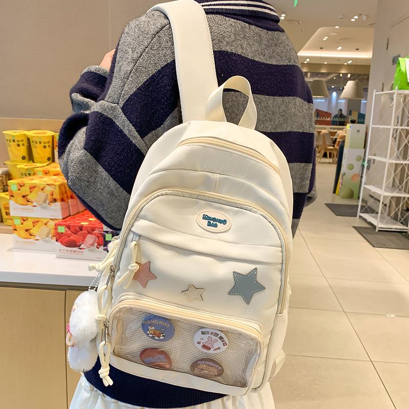 Schoolbag Children  Elementary School Students Girls  Junior High School Students  Star Backpacks  College Students  Backpacks