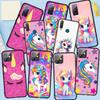 Чехол для телефона Samsung Galaxy S24 S23 iPhone 15 14 Xiaomi Redmi Note 13 12 11 8 10 9 Pro Max X XR OPPO A15 Huawei Lovely Unicorn Horse Cover