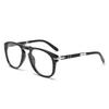 European and American double beam leopard print sunglasses women's retro driving sunshade sunglasses fashionable face small folding glasses
