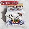 3pcs Duvet Cover Set (1*Duvet Cover + 2*Pillowcase, Without Core), Custom Name Club Deportivo Guadalajara Pattern Bedding Set, Home Bedroom Decor Gift