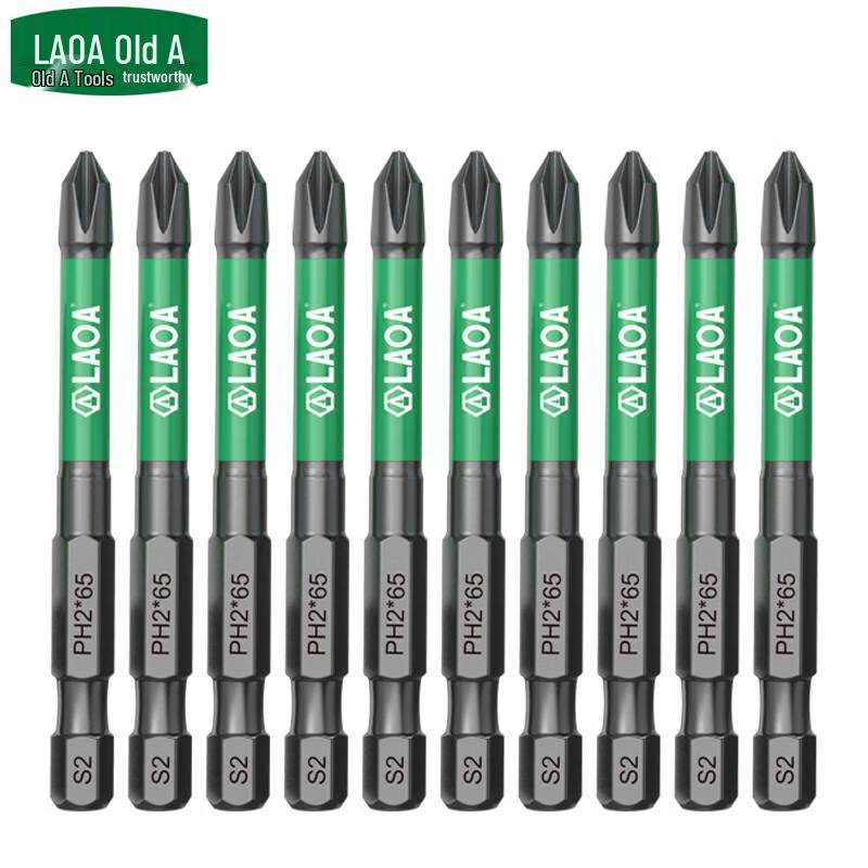 LAOA 1/4" Phillips Magnetic Impact Screwdriver Bits