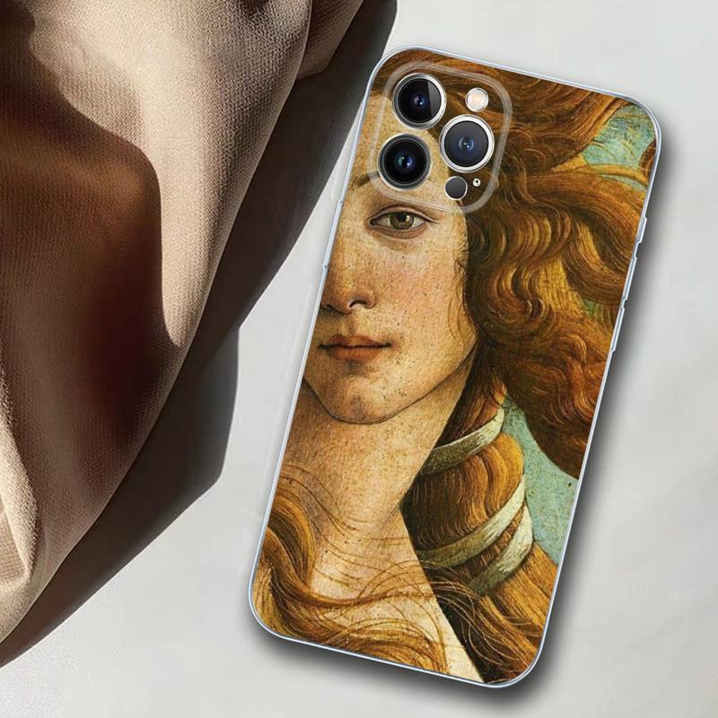 Мягкий силиконовый чехол для телефона с рисунком в стиле Ренессанс для iPhone 14 13 12 11 Pro Mini XS MAX 8 7 6 Plus X XS XR