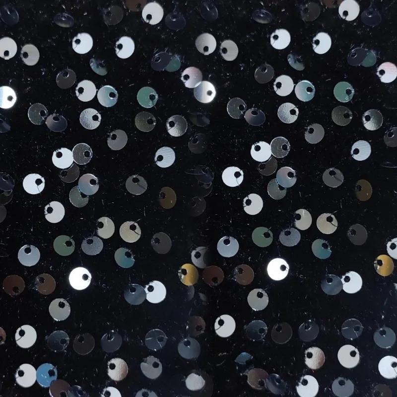 5mm Sequin Evening Gowns Encrypt Shining Fabric Stretch Velvet Fabrics For DIY Wedding Elegant Party Dresses handmade DIY, etc