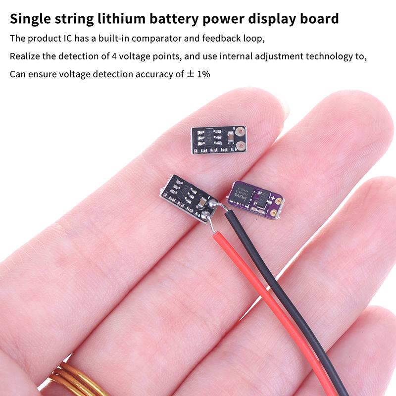 5Pcs/set Electricity Display Modules 3.7-4.2V Metering Module 1/2 Series Li-ion Battery Mini LED For Electricity Instruction