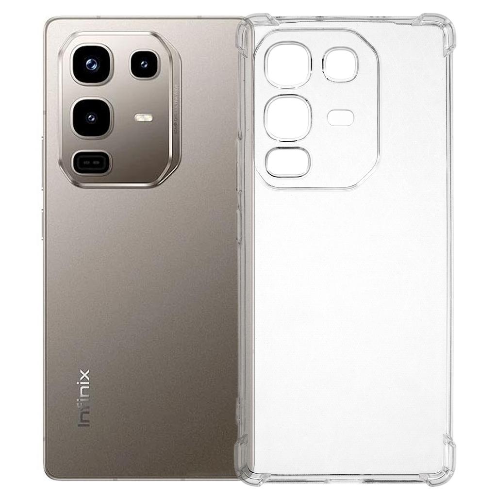 Для Infinix Note 50 4G/Note 50 Pro 4G Чехол для телефона Усиленные четыре угла Защита от падения Прозрачная ТПУ накладка