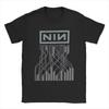 Nine Inch Nails NIN T Shirts Men Cotton Funny T-Shirt Crewneck Tee Shirt Short Sleeve Tops Big Size