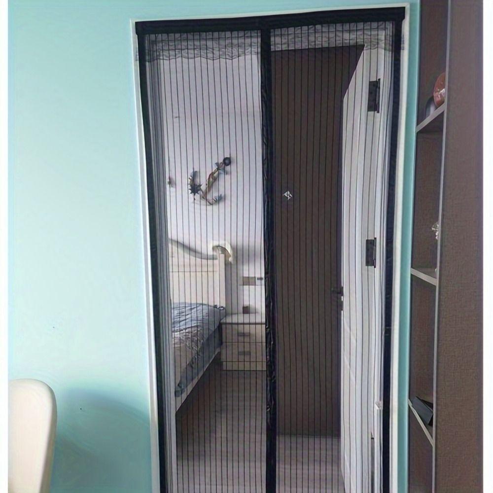 Без шума противомоскитная дверная сетка дышащая магнитная дверная сетка сетка для дверей летние шторы