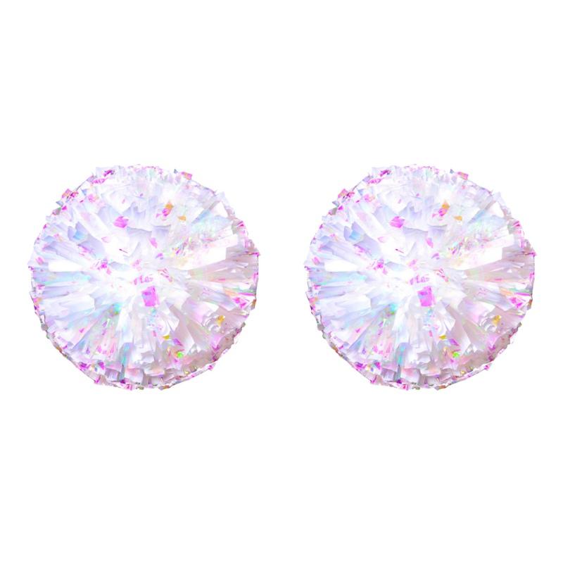 Помпоны для чирлидинга, спортивный командный дух, 2 шт. с ручкой-палочкой