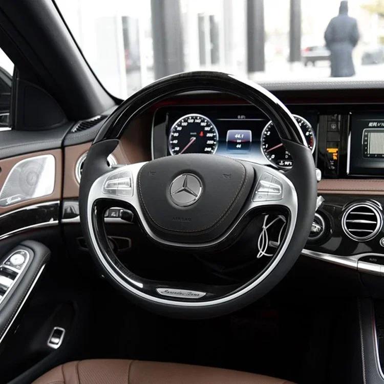 Автомобильная наклейка Значок на руль автомобиля Декоративные аксессуары для салона для Mercedes benz W203 W204 W205 W176 W211 W212 W213