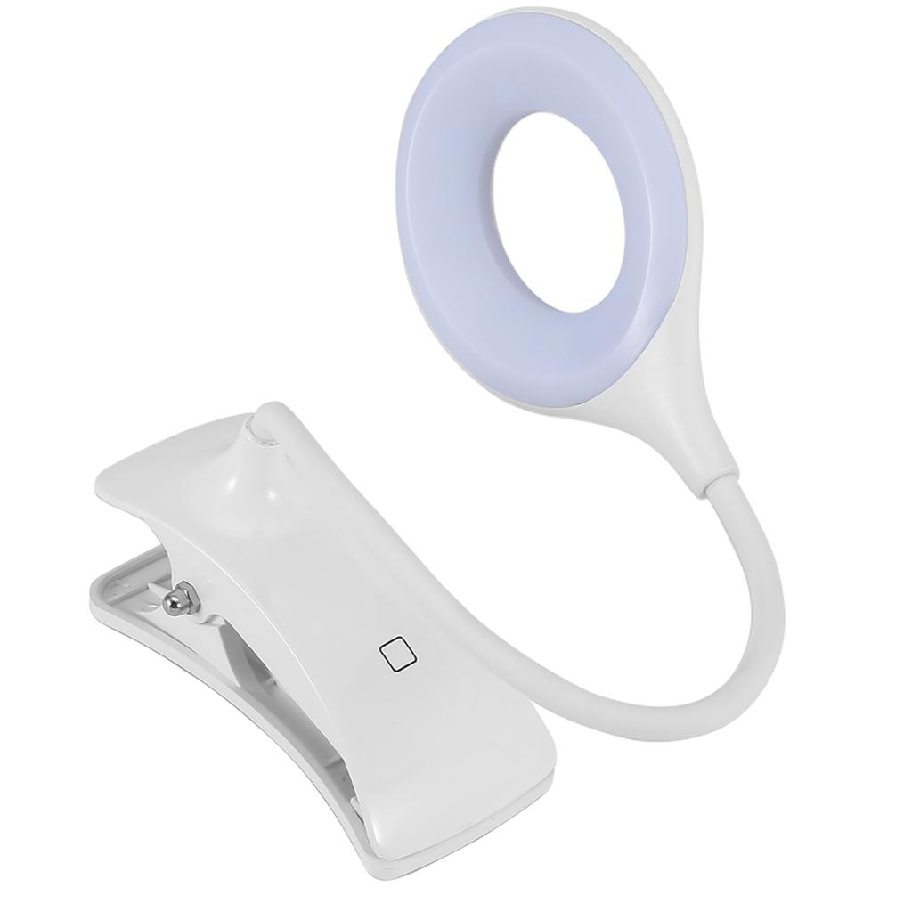 Перезаряжаемый зажим на зажиме светодиодные фонари настольная лампа уход за глазами для чтения учебы освещение