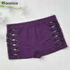 Женские сексуальные трусы-боксеры с полыми краями, женское дышащее нижнее белье, защитные трусы M-XL