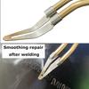 1/3/5pcs Plastic Welder Smooth Tip Head for Soldering Repair Iron Triangle Point Scrapper Car Bumper Dashboard Welding Gun Tools