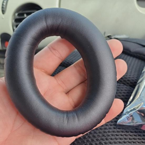 1 Pair Headphone Good Noise Insulation Cover Breathable Ultra Soft Faux Leather Headset