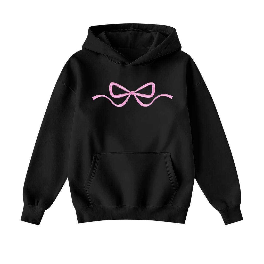 Женская мода, женский легкий пуловер с длинными рукавами и карманами, толстовка с капюшоном в стиле консервативного стиля