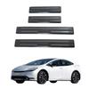 New Prius 60 Series Compatible Specially Designed Side Step Guard Outer Scuff Plate Custom Accessories Stainless Steel Garnish Prevents Scratches and