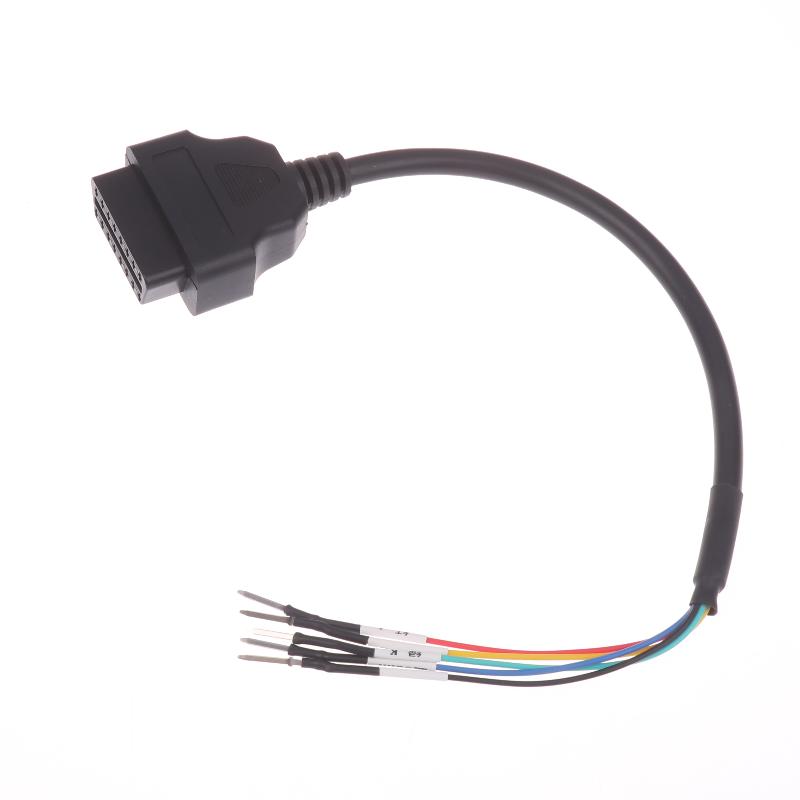 Автомобильный диагностический адаптер Obd2 Разъем Obd2 Перемычка Интерфейс Удлинительный кабель Инструмент Автомобильный удлинительный кабель 16-контактный Can +- K-линия