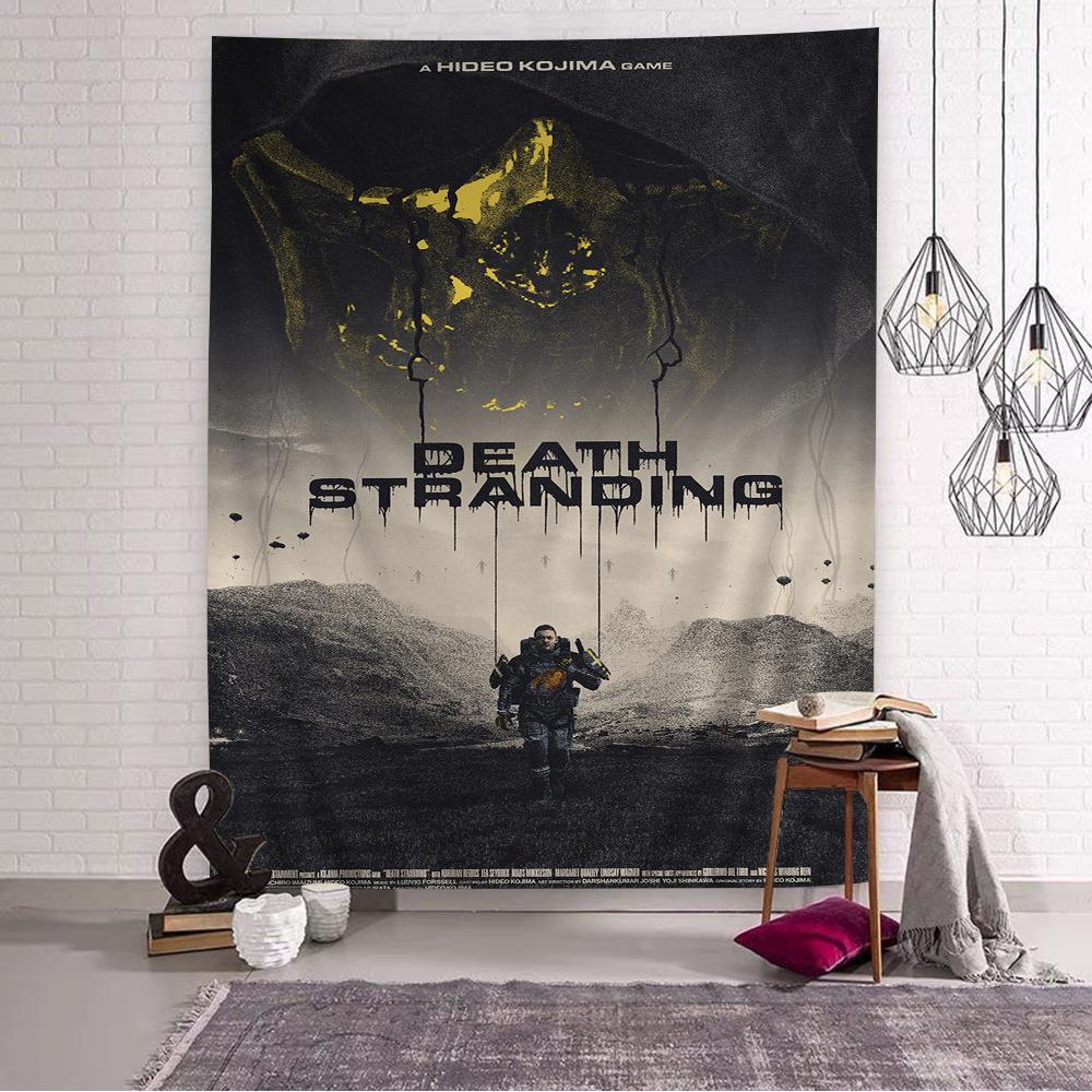 Горячая игра Death Stranding Напечатанный Большой Настенный Гобелен Дешевый Хиппи Настенный Подвес Богемские Настенные Гобелены Мандала Домашний Декор