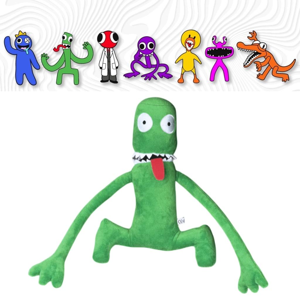 Очаровательная плюшевая игрушка Rainbow Friends Roblox2 с длинными зелеными руками, идеально подходящая для детей лет)