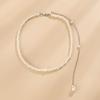 Sexy Imitation Pearl Pendant Tassel Chest Chain Beach Simple Bride Body Chain Back Chain