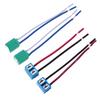 2pcs H7 Connector Female Ceramic Sockets Auto Car Bulb Lamp Adaptor With Wire