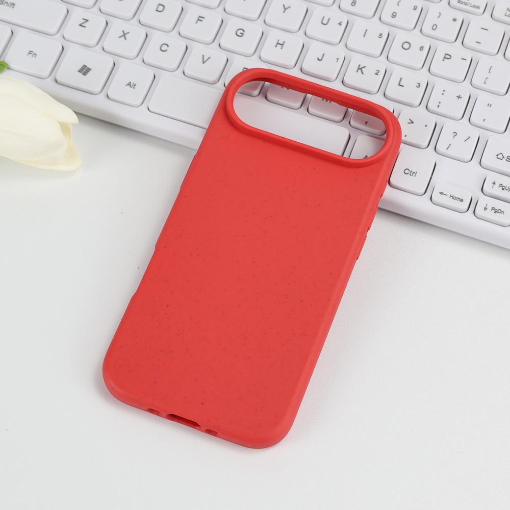 Eco Biodegradable Wheat Straw Soft Phone Case For iPhone 17 Air 16 E 15 14 Plus 13 12 Mini 11 Pro Fashion Matte Shockproof Cover