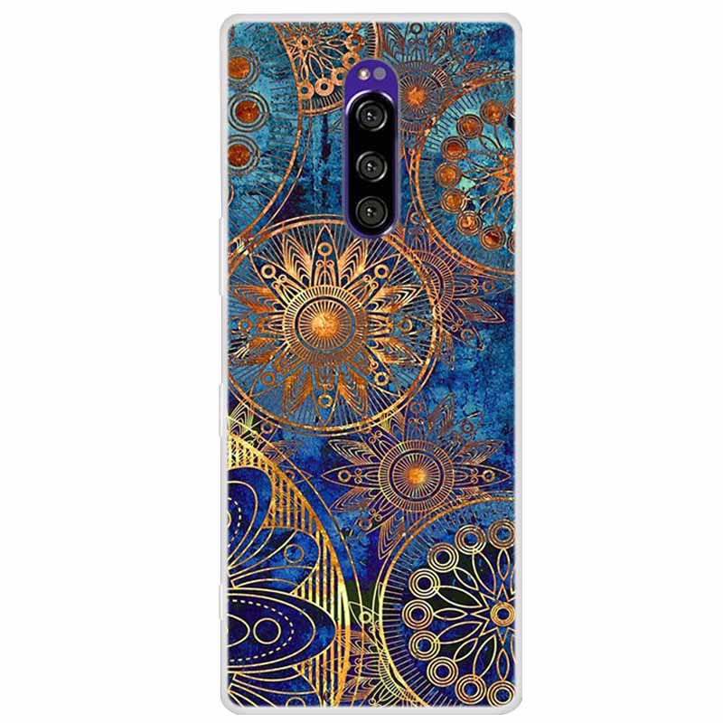 Чехол для Sony Xperia 1 Роскошные Животные Прозрачная Крышка для Sony Xperia1 XZ4 SO-03L SOV40 J8110 J9150 J8170 Корпуса Чехлы для Телефона