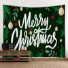 Домашний декор, рождественский гобелен, подарок, зимняя ночь, принт, подвесной камин, принт, Настенный декор, фон, ткань, Tapeçaria de natal
