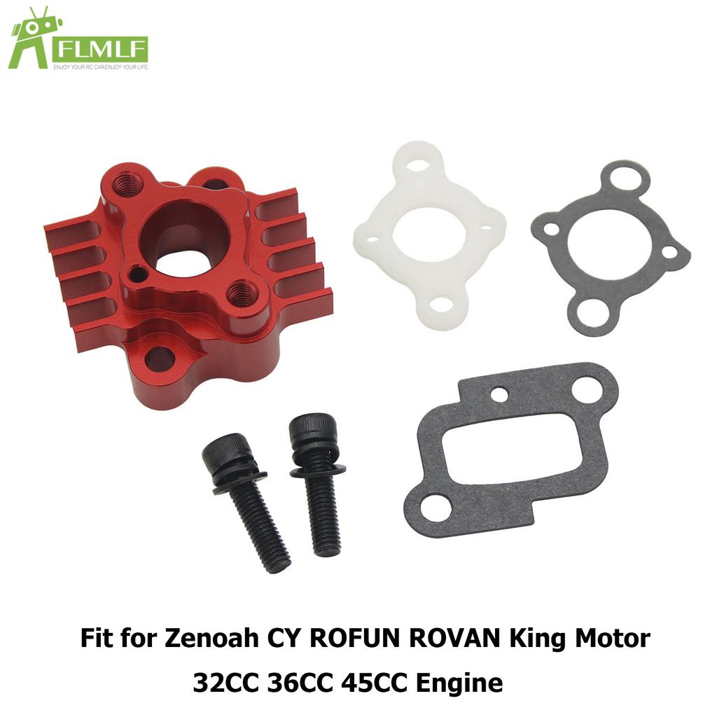 23CC ~ 71CC Engine Intake Manifold Kit Fit for 1/5 HPI ROFUN BAHA ROVAN KM BAJA Losi 5ive T FG GoPed RedCat Rc Car Toys Parts