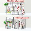 Grid Wall Decoration DIY Hanging Rack Photo Frame Postcards Wall Display Art Storage Basket Home Decor Accessories Storage Rack