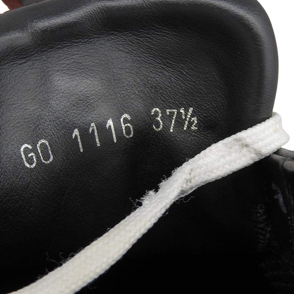 LOUIS VUITTON Excellent condition Run Away sneakers, women's shoes, black, size 37 1/2 shoes 37.5 blackUsed