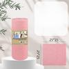 20pcs Cleaning Cloth Roll,Tear Away Reusable Paper Towels Pink, Commercial Shop Rags, Microfiber Towels for Cars, Lint Free Cleaning Rags for Kitchen