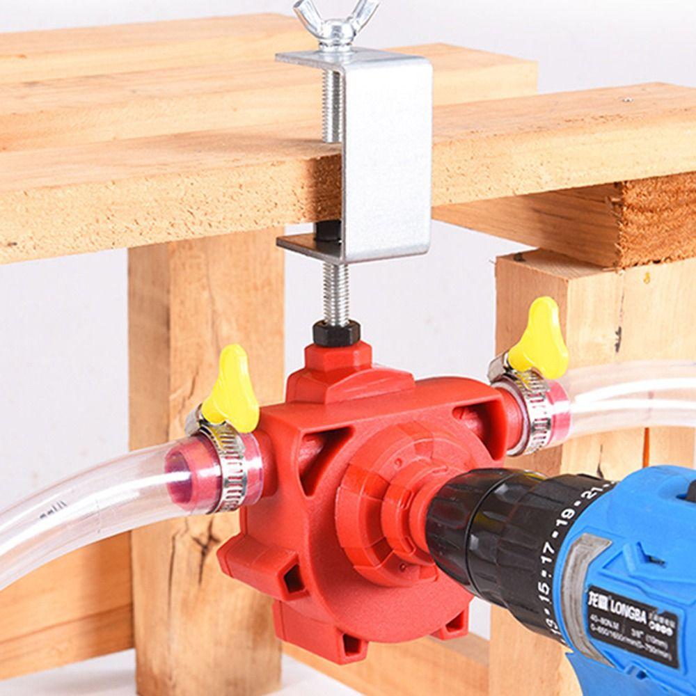 Round Shank Electric Drill Drive Pump Small Household Water Pump  Garden