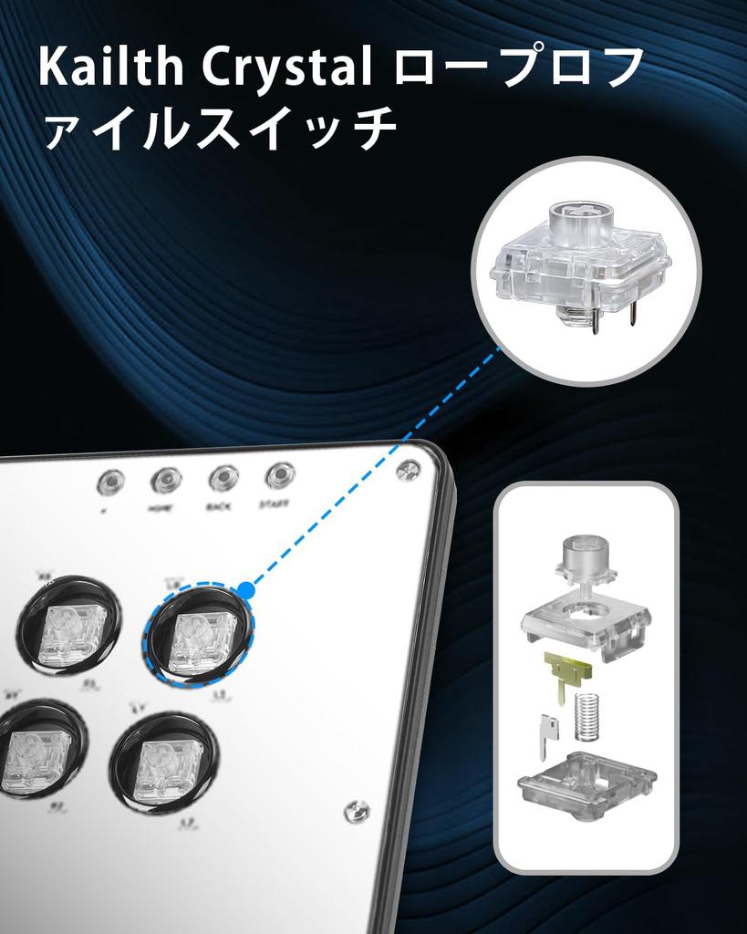 Haute42 U16 Leverless Akekon Continuous Fire Function RGB LED Equipped with Buttons for Easy Replacement Compact Design Thickness Makes It Easy To