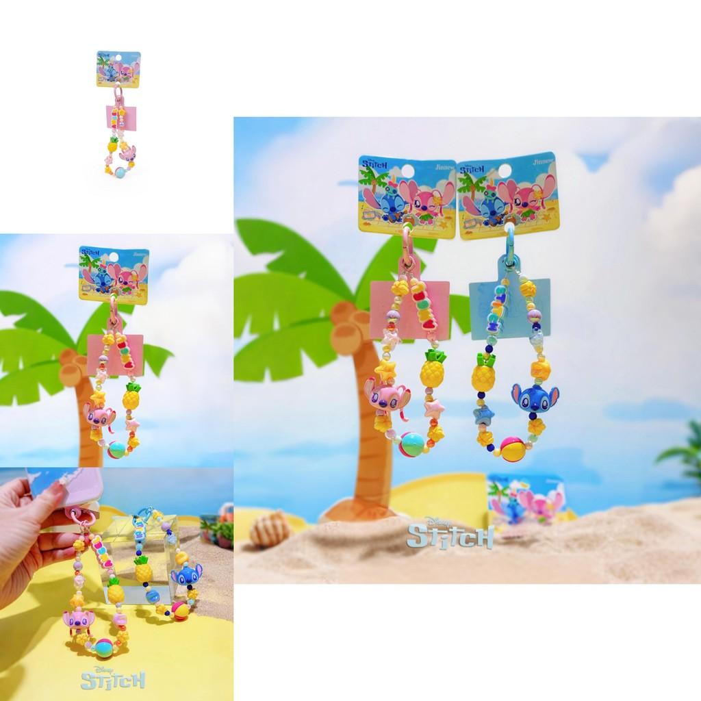 Stitch Summer Beach Pvc Phone Pendant With Cartoon Character For Daily Use
