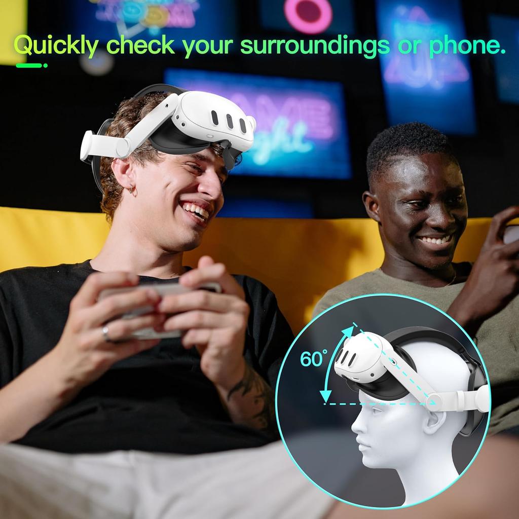 Регулируемый ремешок на голову для сменной гарнитуры Meta Quest 3 VR Элитный ремешок Повышенный комфорт для аксессуаров Meta Quest 3