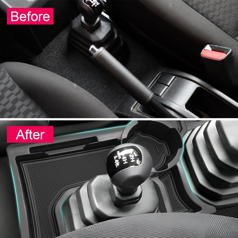 Центральная консоль автомобиля AT MT коробка передач коробка для хранения органайзер для стаканов лоток для Suzuki Jimny 3 двери 5 дверей 2019-2025 Stowing Tidying